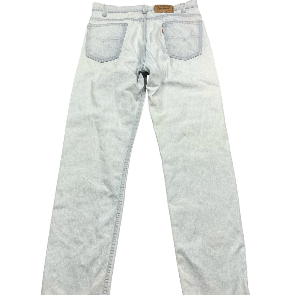 Vintage Levi’s orange tab 80s light wash straight leg jeans 31 x 30 USA made